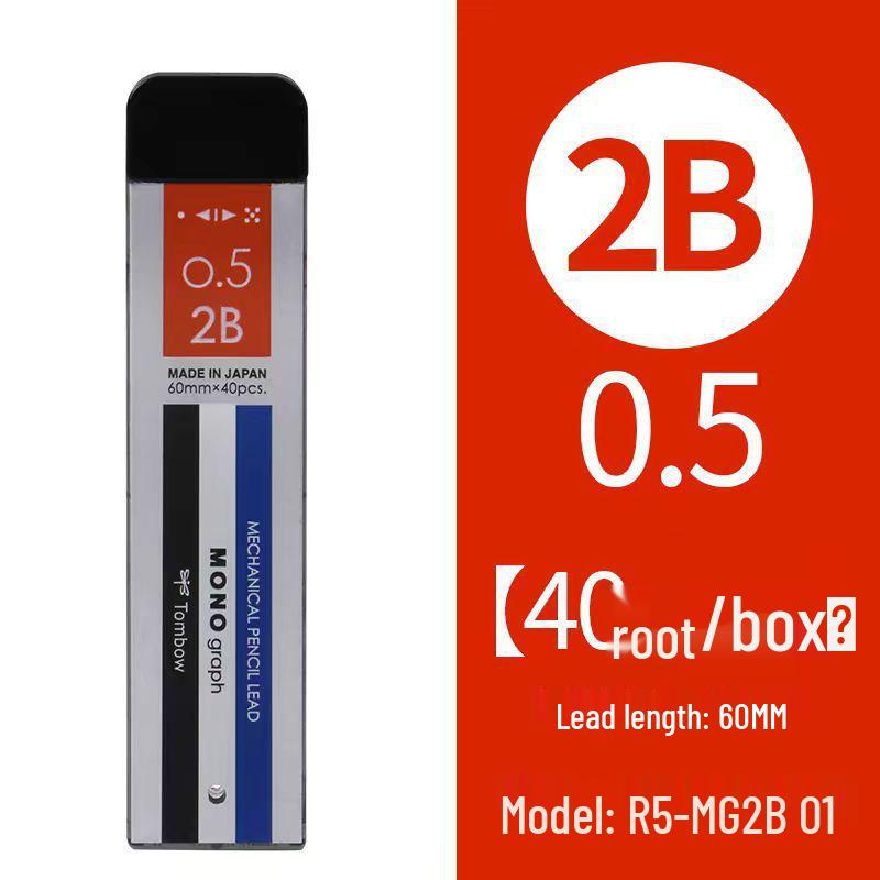 TOMBOW Стержни для механического карандаша Dragonfly 0,3/0,5 мм 2B/HB для карандашей R3/R5-MG