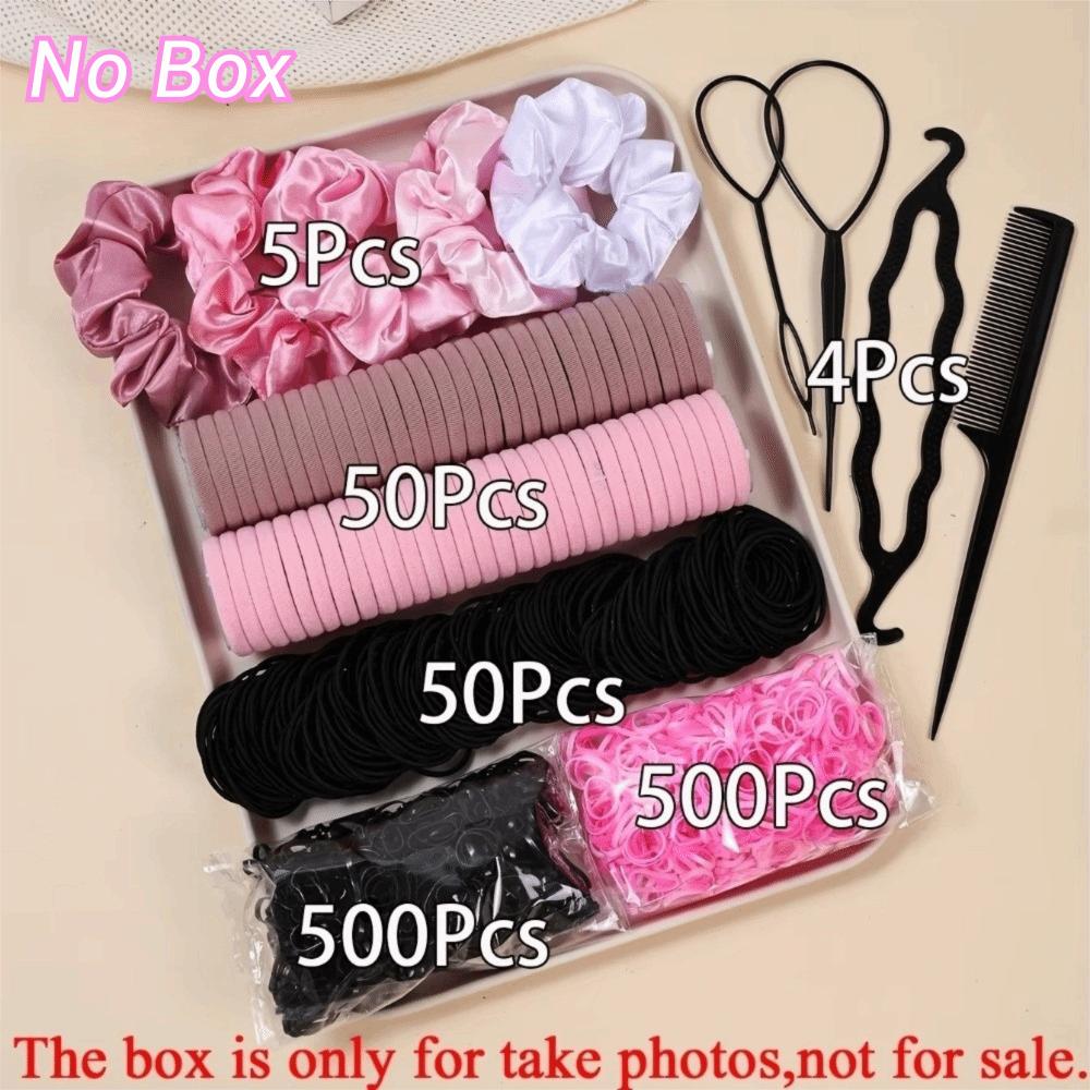 Seamless Hair Accessories Set High Elastic Scrunchies New Ponytail Holders Girls Hair Styling
