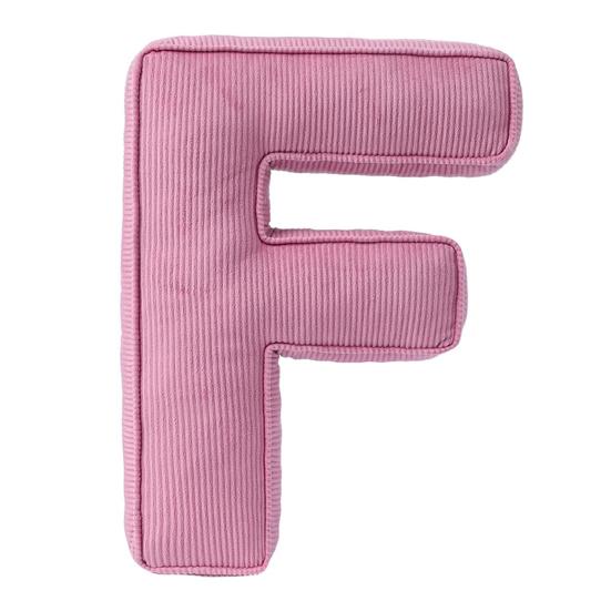 Розовая вельветовая подушка-буква от A до Z, английский алфавит, декоративная подушка для дивана, спальни, гостиной