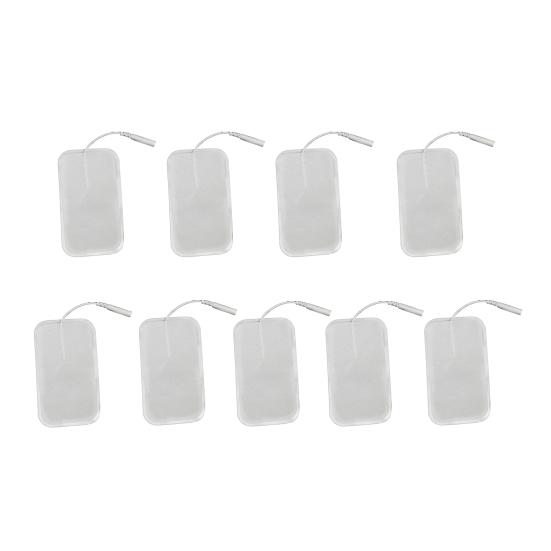 10 шт. сменные электроды, дышащие, устойчивые к разрывам, физиотерапевтические электроды, цифровая терапевтическая машина, сменные электроды, комбинированные