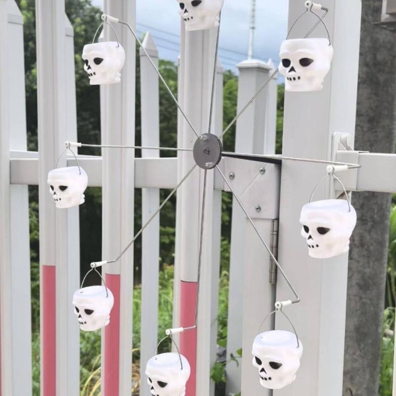 Кормушка для птиц в стиле колеса обозрения с вращающимся механизмом. Идеально подходит для наблюдения за птицами на заднем дворе и в качестве декора для сада.