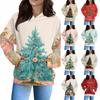 Women's Fashion Daily  Casual V-Neck Long Sleeve Printed Top