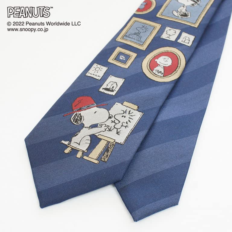 Галстук Snoopy PN912818 Синий SNOOPY Деловая марка Галстук Подарок [Peanuts]