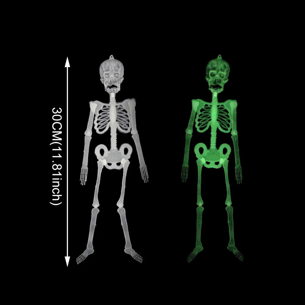 2pcs Halloween Luminous Skeleton 30cm 90cm Decor