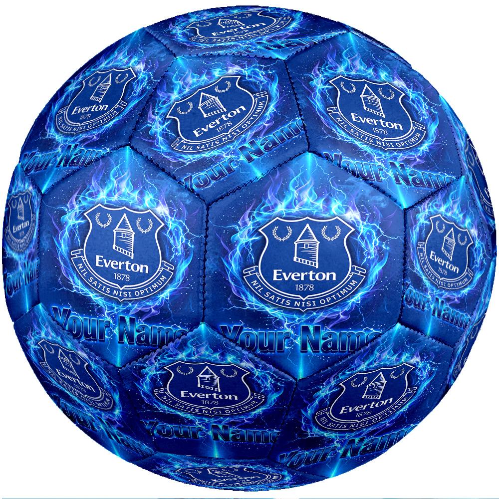 Everton FC Fashion Size 5 Football Wearproof Non‑Slip Soccer Ball For Sports Training Entertainment Use