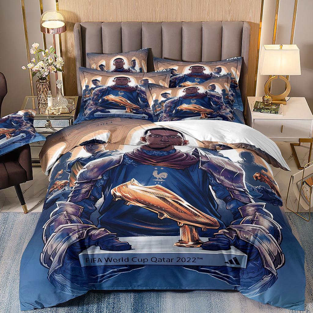 3D Three-Piece Bedding 3D Digital Printing World Cup