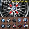 56/68 мм Автомобильные колпаки для BMW 3 5 7 Серии M M3 M5 M6 F01 F20 F10 X5 E36 Декоративные аксессуары для центральных колпаков колес автомобиля