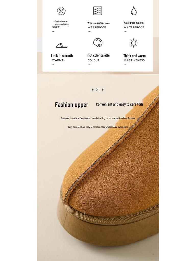 Зимние новинки 2023 года, женские этнические зимние сапоги на толстой подошве с бархатной подкладкой, ретро полушлепанцы, повседневный хлопковый стиль