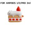 3D Cookies Silicone Case for AirPods 3 2021 3rd Cartoon Cute Earphone Case for AirPods Pro 3 2 1 Headphone Chargng Case Cover