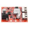 Double USB Port 6-40V Step Down 5V Voltage Stabilized Power Module 3A for Phone Tablet