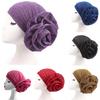 Women's Big Flower Muslim  Chemo Hat Turban Cap  Loss Head Scarf