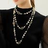 Vintage Handmade Sweater Chain Women's Long Necklace Sweater Chain Popular Jewelry Gift
