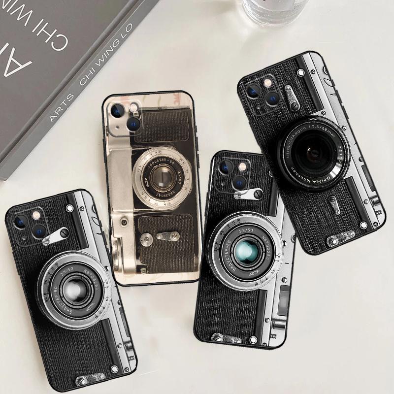 Ретро-камера Винтажный чехол Для Samsung Galaxy A56 A36 A26 A16 A06 A13 A33 A53 A15 A35 A55 A34 A54 A12 A32 A52 A17