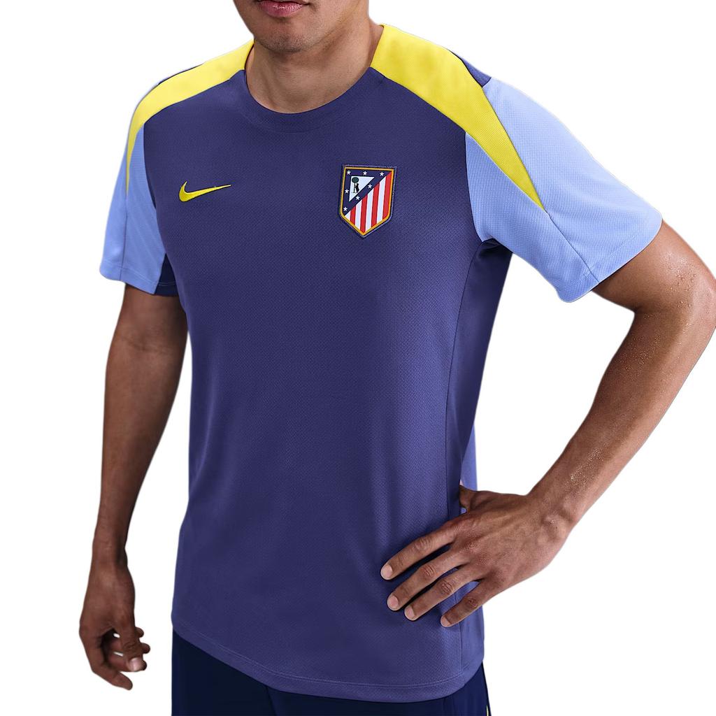 Nike Атлетико Мадрид SS25 Dri-FIT Удобная футболка с коротким рукавом для футбола Мужские топы HJ7746-557