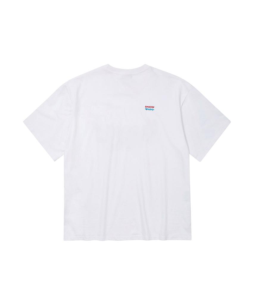 KNOW WAVE Patch Logo Tee Knt25006Wht (White)