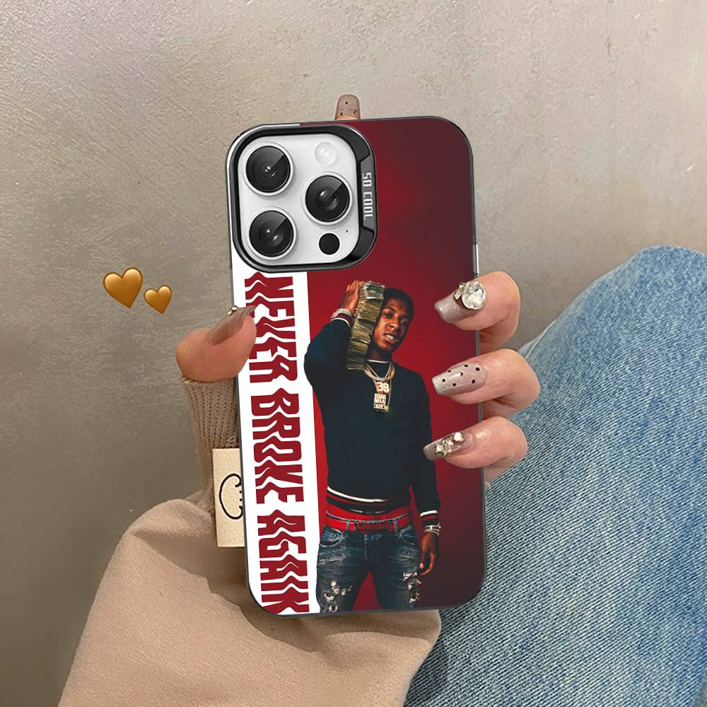 Рэпер Youngboy Never Broke Again Для iPhone 17 16 15 14 13 12 11 Pro Max Plus Матовый Цветной Задний Чехол для Телефона