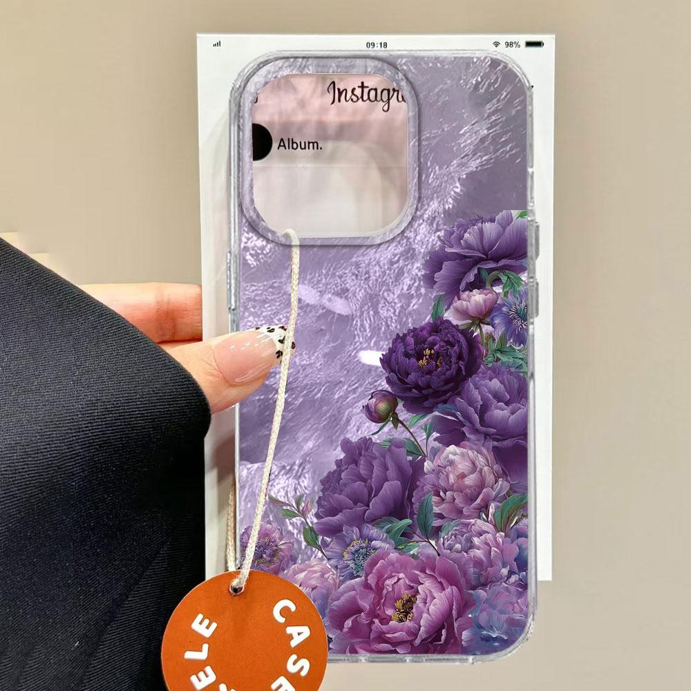 Роскошный Чехол для Телефона с Цветами Розового Лотоса и Розы для Xiaomi 14T 15T 13T 11 Lite Poco X3 X7 M5S X5 M6 X6 Pro C65 C61 Женский Любовный Чехол