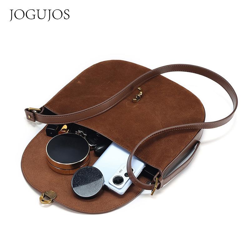 JOGUJOS новая кожаная женская сумка-мессенджер, высококачественная, универсальная женская сумка подмышку, сумка для поездок на работу, женская
