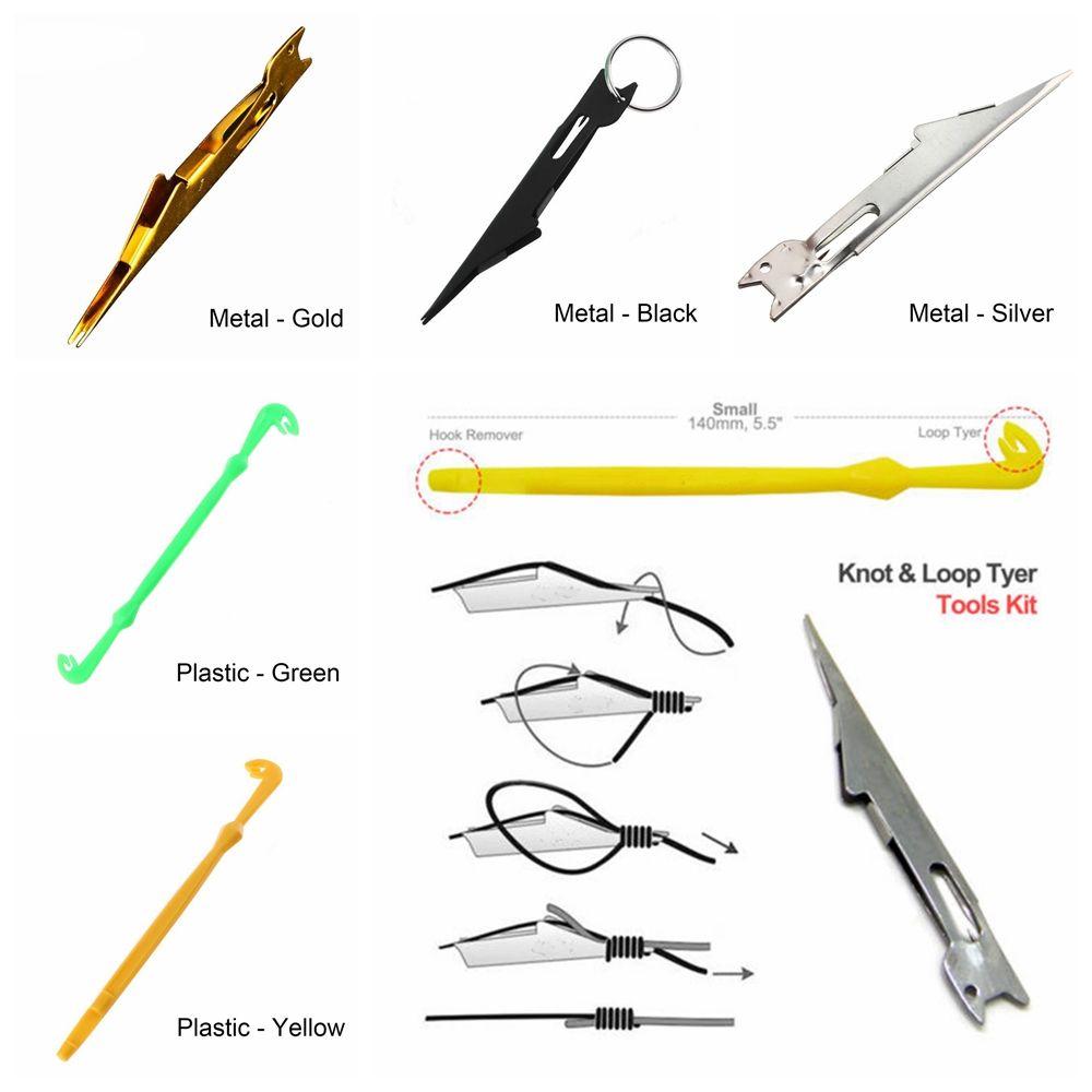 Steel & Plastic Snip Line Cutter Fast Hook Nail Knotter Fly Fishing Clippers Quick Knot Tying Tool
