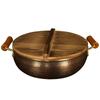 Old Copper Induction Cooker Copper Pot Soup Pot Shabu Shabu Domestic Hotpot Pots Anti Scalding Handle Copper Hotpot Cookware