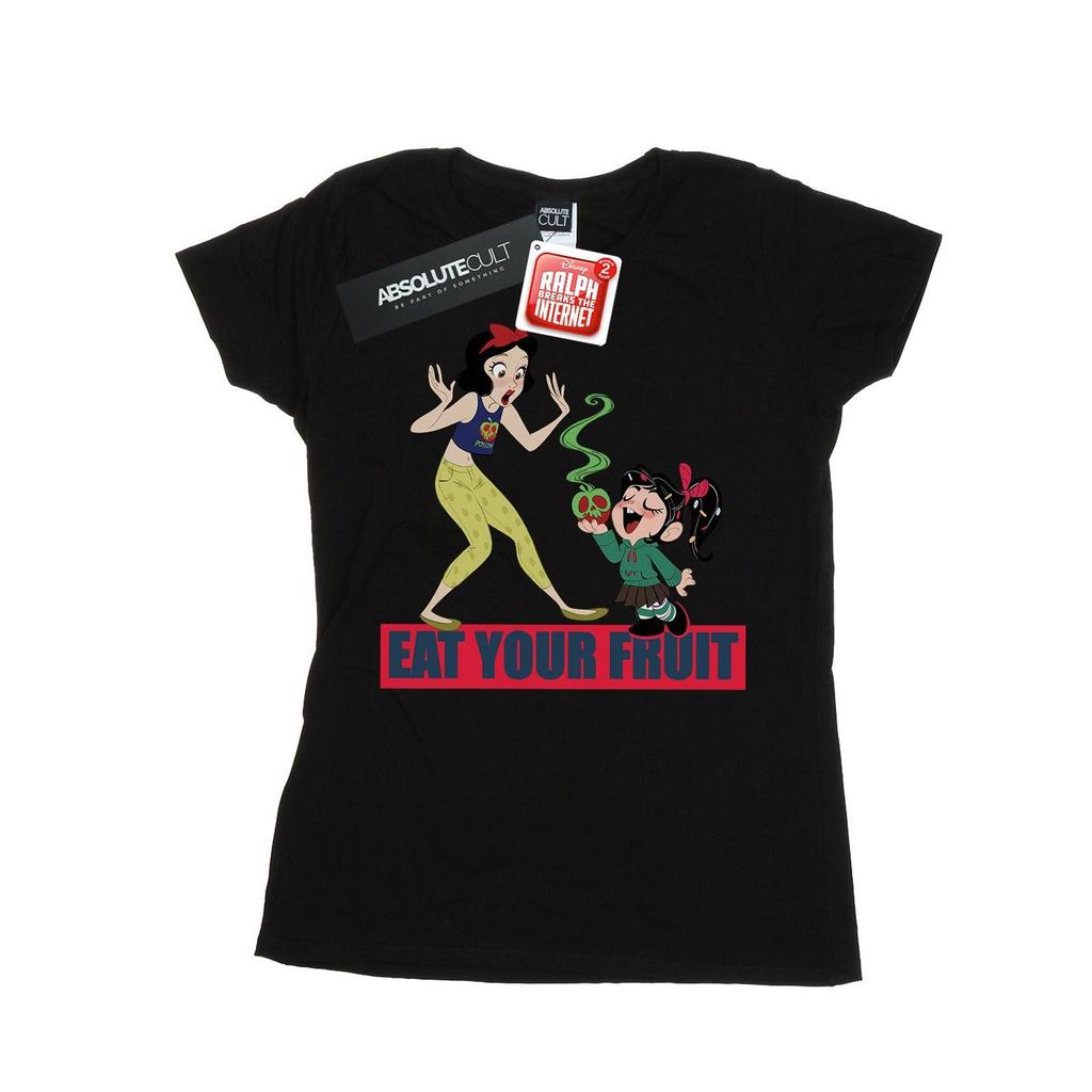 Disney Womens/Ladies Wreck It Ralph Eat Your Fruit Cotton T-Shirt