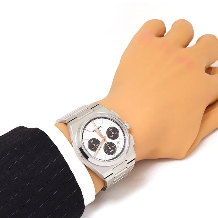 Tissot Коллекция PRX Автоматический Механический Механизм Мужские Часы Часы 42мм Белый Циферблат Корпус из Нержавеющей Стали T137.427.11.011.00