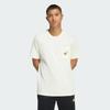 Adidas T Shirts Men's Jade White Crew Neck Moderate