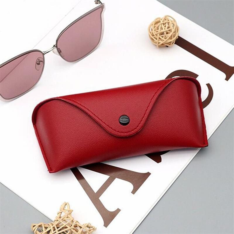 Fashion Leather Soft Sunglasses Case For Men Women Luxury Designer Glasses Box Bag Hard Protector Eyeglasses Accessories