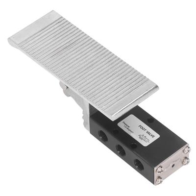 Пневматический клапан с педальным управлением 5/2 G1/4 дюйма, корпус из алюминиевого сплава, клапан управления давлением воздуха с педальным управлением