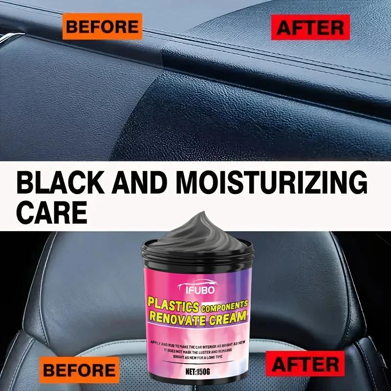 Паста для обновления пластикового покрытия, крем для ухода за почернением салона, воск для восстановления блеска шин, восстановление старения, выцветания