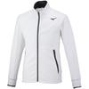 Mizuno Мужская куртка Stretch Sweat Size 32MC2560, Молочно-белый, M,