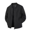 Mens Casual Baseball Collar Jacket Loose Fit Everyday Wear
