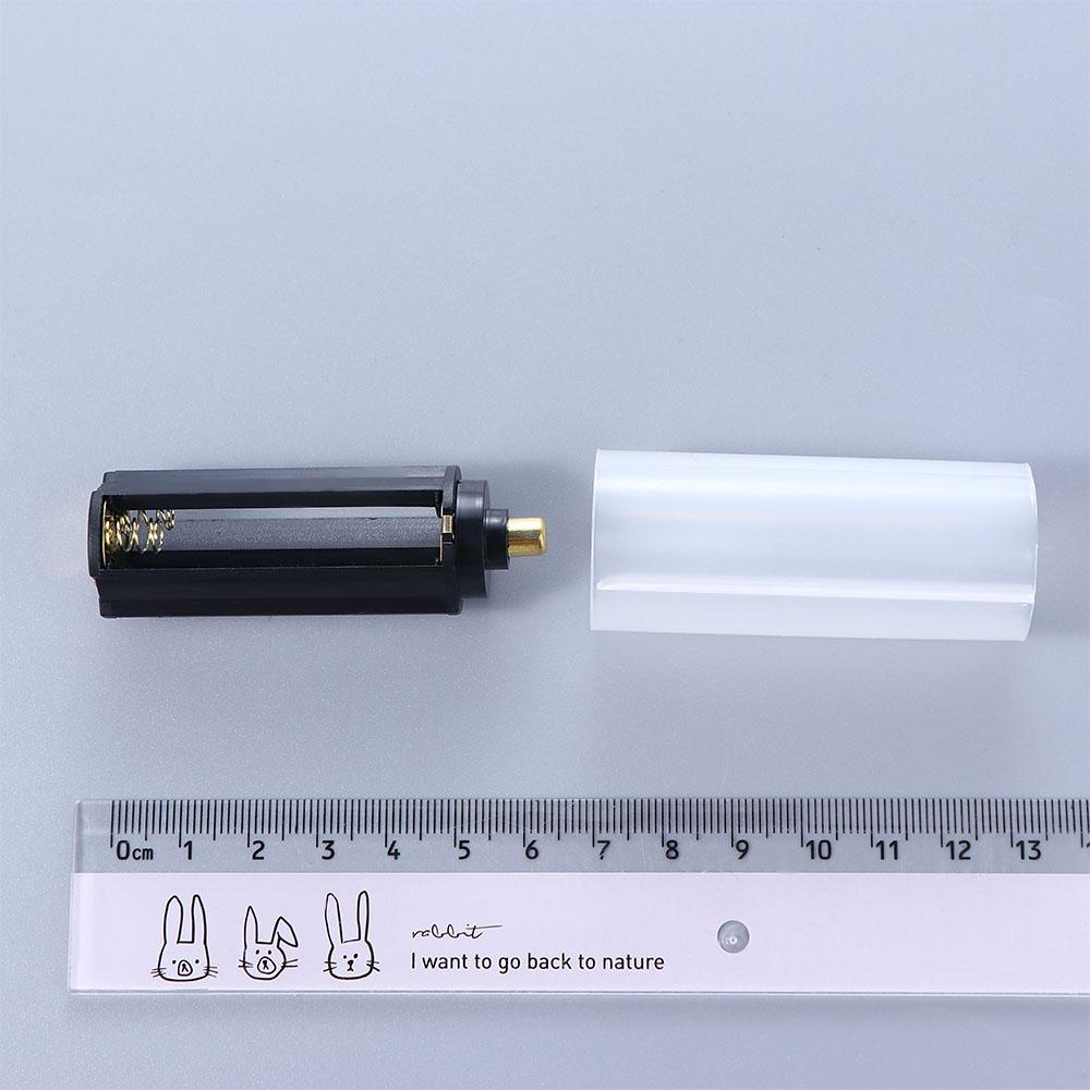 1PC White Casing 18650 Battery Sheath Tube Torch Lamp Case Holder for Flashlight