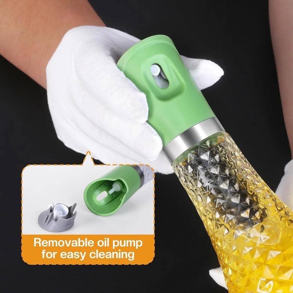 1 шт. Стеклянный распылитель масла для приготовления пищи, распылитель оливкового масла, фритюрница, салат, барбекю, кухня, выпечка, инструменты для выпечки