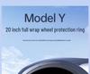 Защитный колпак для 20-дюймового колесного диска Tesla Model Y - Защита от царапин, Модификационный аксессуар с полной защитой
