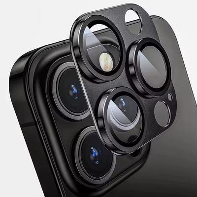 Металлический протектор камеры для iPhone 16 Pro Max 16Pro 16Plus15 14 Pro Max, корпус из сплава, задняя крышка объектива из закаленного стекла, защитный колпачок