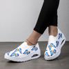 Women Shoes Butterfly Printed Anti Slip Casual Sneakers Lady Cushioning Sports Shoes