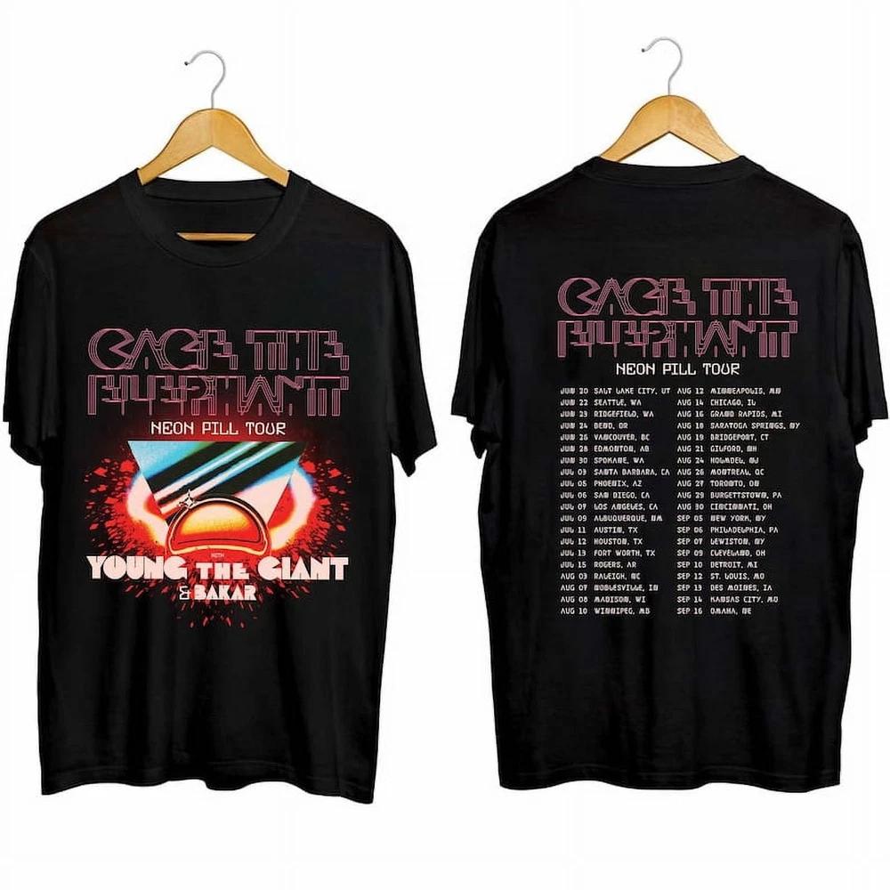 Cage The Elephant Neon Pill Tour 2024 Tshirt Cage The Elephant Fan Shirt Ca