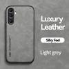 KEYSION Роскошный кожаный чехол для Samsung S24 Ultra 5G S24+ Plus, силиконовый + противоударный чехол для телефона из поликарбоната для Galaxy S23 Ultra S23 FE 5G