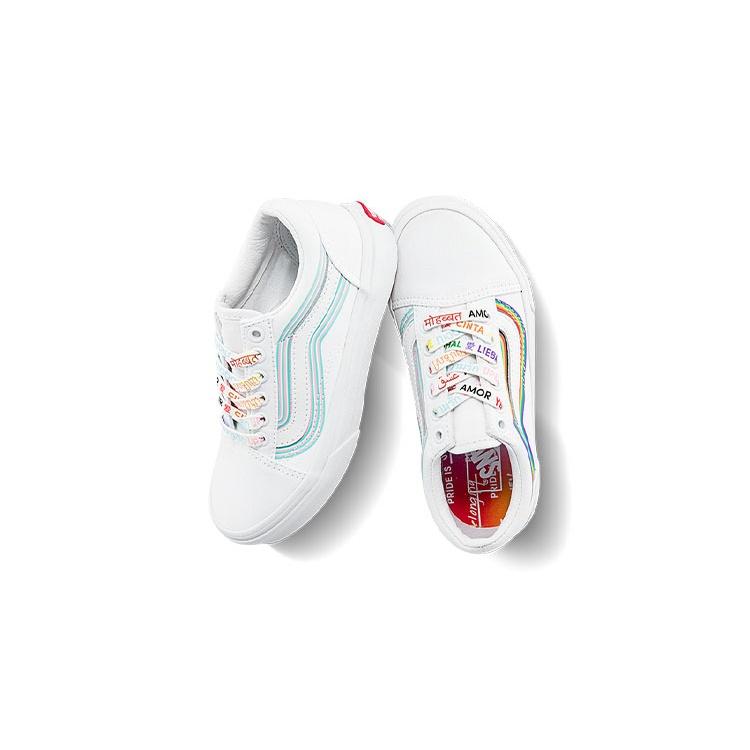 (PS) Vans Old Skool 'White Blue' Kids' VN0A7Q5FB5U