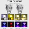 1PCS Motorcycle Spotlights LED White Yellow Flash Colorful Owl Tiger Motorcycle Headlights Fog Lamp Universal Modified Lights