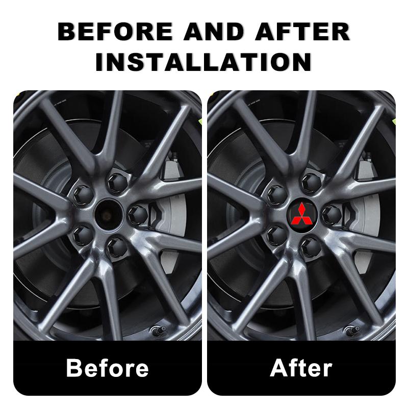 4PCS 56mm Car Styling Wheel Center Hub Caps Rim Cover Badge Emblem Hubcaps For Mitsubishi ASX Lancer 10 Pajero Outlander L200