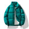 Winter New Men's Korean Style Stand-up Collar Solid Color Thickened Warm Trendy Brand 90 White Duck Down Down Jacket Trendy Couple Fashion Jacket