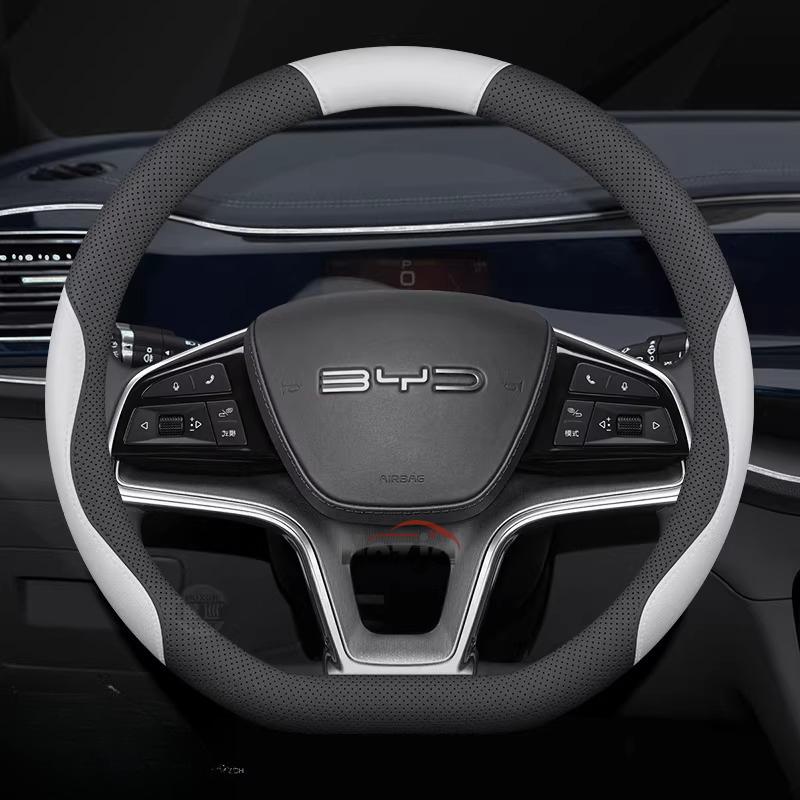 Кожаная накладка на руль автомобиля для BYD Seal U Dmi Аксессуары для интерьера BYD Sealion 5 7 2025 2026 Накладка на руль