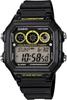 Стандартные цифровые часы CASIO AE-1300WH-1AV мужские черные Overseas модель [Параллельный импорт]