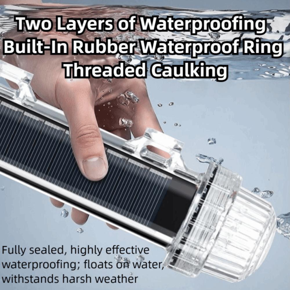 Waterproof Solar Ocean Signal Light Tricolor Light LED Warning Light  Boat Lighting