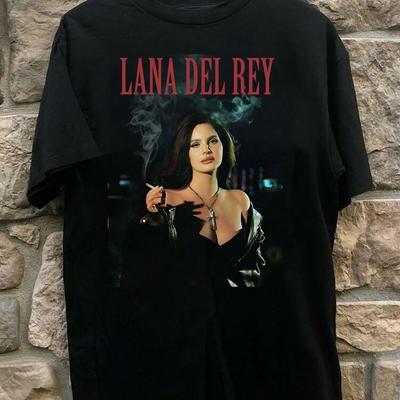 Редкая футболка Lana Del Rey Born to Die с коротким рукавом, черная, размеры от S до 5XL SN287