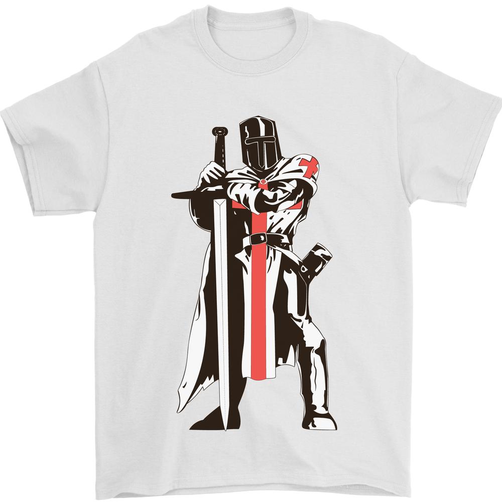 St Georges Day Knights Templar Sword Unisexs TShirt 100 Cotton