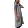 Cotton Linen Apron Cross Back Apron for Women with Pockets Pinafore Dress for Baking Cooking