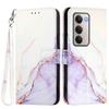 For Xiaomi Redmi 15 4G (EU) (171mm) Case with Strap Marble Pattern Leather Phone Cover Card Holder